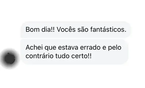 Depoimento: atendimento fantástico e resultado correto